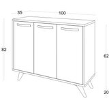 Hanah home višenamenski ormar piffa oak | ePonuda.com