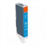 Canon CLI-551C xl modra, kompatibilna kartuša, 11 ml | Shoptok.si