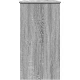 vidaXL Pisalna miza siva sonoma 80x40x75 cm konstruiran les | Shoptok.si