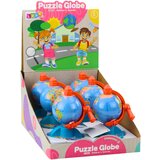 Mini globus sa pokretnim avionom - plavi | shoptok.hr