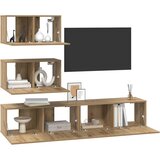 Set TV komoda Zidne 4 pcs Hrast artisan Konstruirano drvo | shoptok.hr