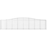  Lučne gabionske košare 6 kom 400x50x80/100 cm pocinčano željezo | shoptok.hr
