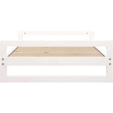  Krevet za pse bijeli 105 5x75 5x28 cm od masivne borovine | shoptok.hr