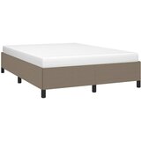  Okvir za krevet bez madraca smeđesivi 140 x 190 cm od tkanine | shoptok.hr