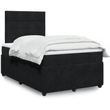  Krevet box spring s madracem crni 120 x 190 cm baršunasti | shoptok.hr