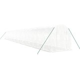  Staklenik s čeličnim okvirom bijeli 40 m² 20 x 2 x 2 m | shoptok.hr