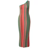 Guido Maria Kretschmer Collection Obleka 'Paola' zelena / rdeča / svetlo rdeča