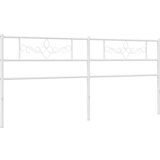 Maison Chic kovinsko posteljno vzglavje - vzglavna omarica - nočna omarica belo 180 cm, (21704628) Cene