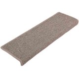  Prostirke za stepenice 15 kom 65x21x4 cm tamno bež pravokutni rub | shoptok.hr