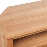 vidaXL TV omarica s predalom 88x42x46 cm trdna hrastovina, (20828518) | Shoptok.si