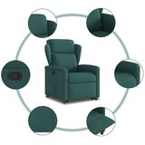  Naslonjač na podizanje od tkanine tamnozeleni | shoptok.hr