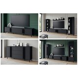XXXL Dnevni Regal Helsinki 2, Črna, 4-Delno | Shoptok.si