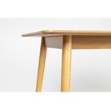 White Label Jedilna miza v hrastovem dekorju 80x160 cm Fabio – | Shoptok.si
