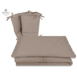 MimiNu Premium posteljina za dječji krevetić 3-dijelni set - Royal Mokka | shoptok.hr