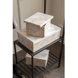 Bigso Bež kartonske kutije za pohranu u setu 3 kom s poklopcem/dekorativne 31x47x15,5 cm Inge Paper Laminate – | shoptok.hr