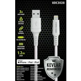 DATA KABEL I-PHONE LIGHT-USB MFI APPLE KEVLAR QC 3A 1.2M