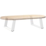  Noge za klub stolić U-oblik 2 kom Bijele 60 x (30-31) cm Čelik | Eponuda.com