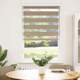 vidaXL Zebra senčilo peščeno rjava 70x150 cm tkanina širina 65,9 cm | Shoptok.si