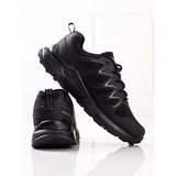 DK Black trekking shoes for men Softshell