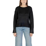Only Puloverji Onlohio Ls O-Neck Bling Pullover Knt 15358428 Črna Cene