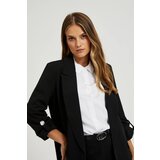 Moodo Women's jacket with decorative buttons - black | shoptok.hr