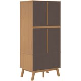  Ormar OLDEN bijelo-smeđi 76,5 x 53 x 172 cm od masivne borovine | shoptok.hr
