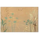  Slika - Tiny Bird - Colorful Grasses in Golden Shades of Sunset 120x80 Standard | shoptok.hr