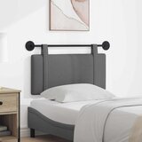  Držeće uzglavlje Zidne Tamno siva 90 x 55 x 5 cm tkanina - Tamno siva 80 cm bez LED svjetla | shoptok.hr