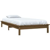 Posteljni okvir medeno rjav 75x190 cm trdna borovina 2FT6, (20735753) | Shoptok.si