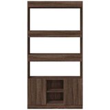 vidaXL Visoka komoda boja smeđeg hrasta 92x33x180cm konstruirano drvo | shoptok.hr