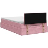  Krevet od pjene s madracem i LED-om Ružičasta 120 x 190 cm | shoptok.hr