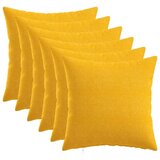  Jastuk s jastukom HEERLEN 6 kom. Svijetlo žuta Tkanina - Svjetložuta 30 x 30 cm 6 | shoptok.hr