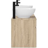  Set ormarića za kupaonicu 3 kom. Hrast sonoma Smeđa 49 x 44,5 x 66,5 cm | shoptok.hr