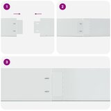  Set od 20 fleksibilnih ograda za travnjak pocinčani čelik 100 x 14 cm | shoptok.hr