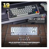 Fantech tastatura wired magnetic gaming MK922 atom HE68 pro super maxfit siva (emerald switch) Cene
