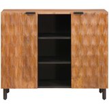  Kreveta Finš acacije smeđa 90 x 33 x 75 cm Čvrsto drvo manga | shoptok.hr