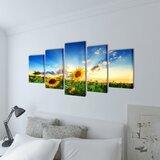  Zidne Slike na Platnu Set s Printom Suncokreta 200 x 100 cm | Eponuda.ba