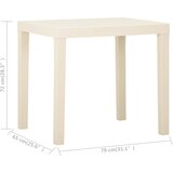 Vrtni stol bijeli 79 x 65 x 72 cm plastični | shoptok.hr