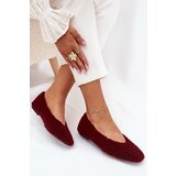 Boto Women's Ballerinas With Sheepskin Bordeaux Zimira | Shoptok.si