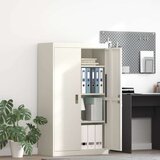 Ormarić Omarica za shranjevanje 2 pcs Bela 80 x 40 x 140 cm Jeklo, (5000152591) | Shoptok.si