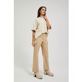 Moodo Beige women's trousers | shoptok.hr