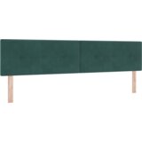  Box Spring postelja z vzmetnico temno zelena 200x200 cm žamet, (22050307) | Shoptok.si