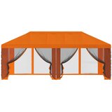  Pokrov za gazebo s bočnim zidovima 6 x 3 m Narančasta Poliester | Eponuda.com