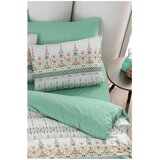 Mila Home Bela/zelena posteljnina za zakonsko posteljo/podaljšana z rjuho/4-delna 200x220 cm Ethnic – | Shoptok.si