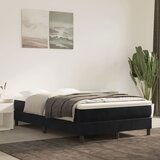 Maison Chic Box spring postelja - Vzmetna postelja z vzmetnico črna 120x200 cm žamet SL80, (21890330) | Shoptok.si