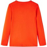 Dječja majica s dugim rukavima jarkonarančasta 116 | shoptok.hr