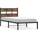 Metalni okvir kreveta bez madraca boja hrasta 90x200 cm | shoptok.hr