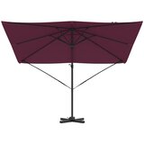 Roma Suncobran Crvena 286 x 284 x 265 cm Aluminij i poliester | shoptok.hr