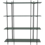 Kalune Design Moss - Green, Black GreenBlack Bookshelf | ePonuda.com