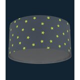 Dalber 82216T - Dečije plafonsko svetlo STAR LIGHT 2xE27/60W/230V plavo | Eponuda.com